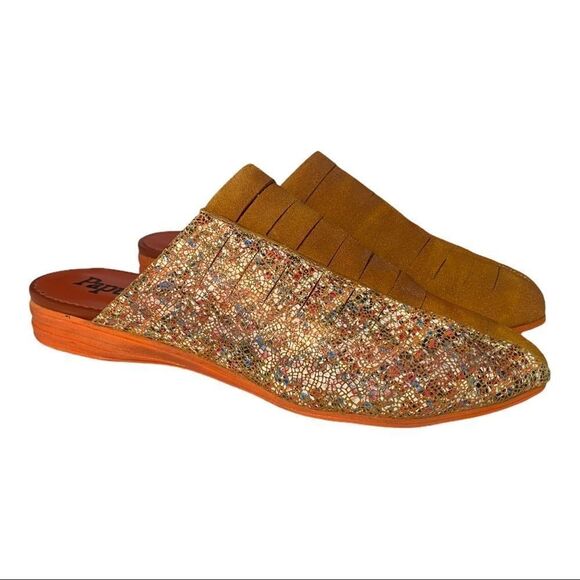 Papucei New Women’s Snake Mule Leather - Picture 2 of 9